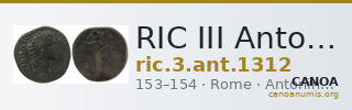 RIC III Antoninus Pius 1312 — CANOA