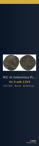 RIC III Antoninus Pius 1314 — CANOA