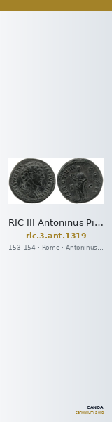RIC III Antoninus Pius 1319 — CANOA
