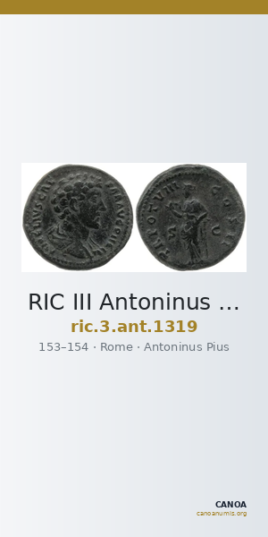 RIC III Antoninus Pius 1319 — CANOA