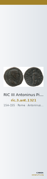 RIC III Antoninus Pius 1321 — CANOA