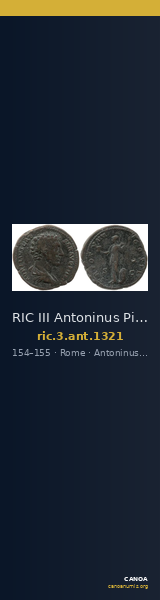 RIC III Antoninus Pius 1321 — CANOA