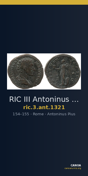 RIC III Antoninus Pius 1321 — CANOA