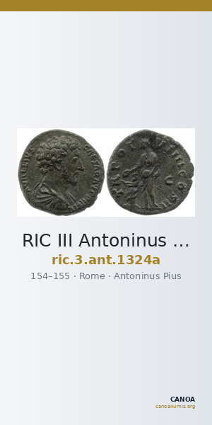 RIC III Antoninus Pius 1324a — CANOA