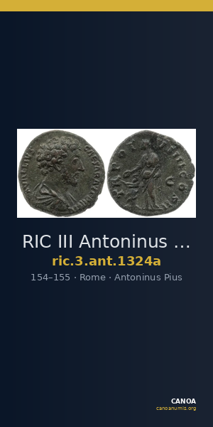 RIC III Antoninus Pius 1324a — CANOA
