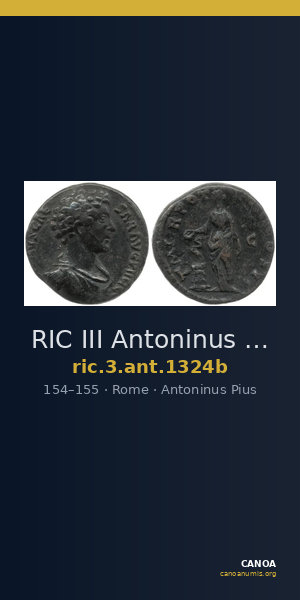 RIC III Antoninus Pius 1324b — CANOA
