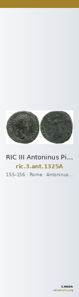 RIC III Antoninus Pius 1325A — CANOA