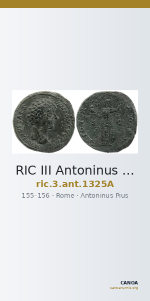 RIC III Antoninus Pius 1325A — CANOA