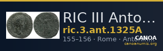 RIC III Antoninus Pius 1325A — CANOA