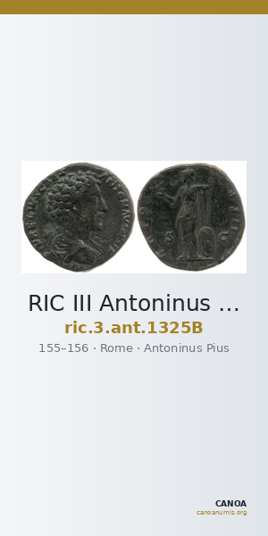 RIC III Antoninus Pius 1325B — CANOA