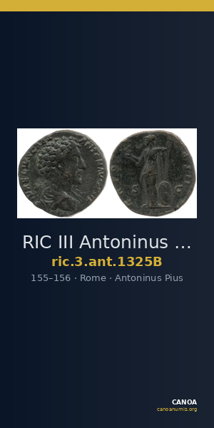 RIC III Antoninus Pius 1325B — CANOA