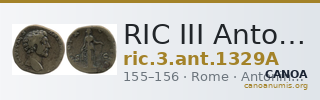 RIC III Antoninus Pius 1329A — CANOA