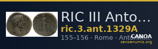 RIC III Antoninus Pius 1329A — CANOA
