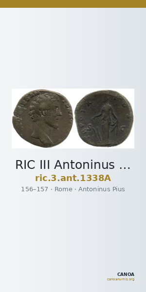 RIC III Antoninus Pius 1338A — CANOA
