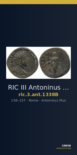 RIC III Antoninus Pius 1338B — CANOA