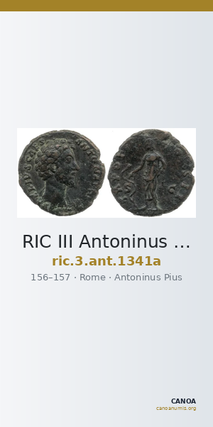 RIC III Antoninus Pius 1341a — CANOA