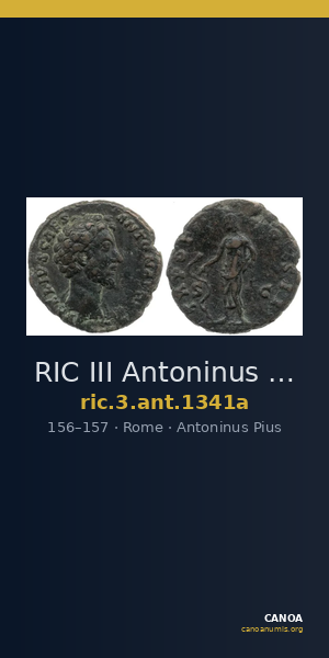 RIC III Antoninus Pius 1341a — CANOA