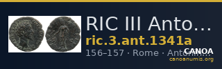 RIC III Antoninus Pius 1341a — CANOA