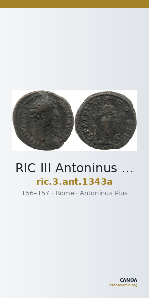 RIC III Antoninus Pius 1343a — CANOA