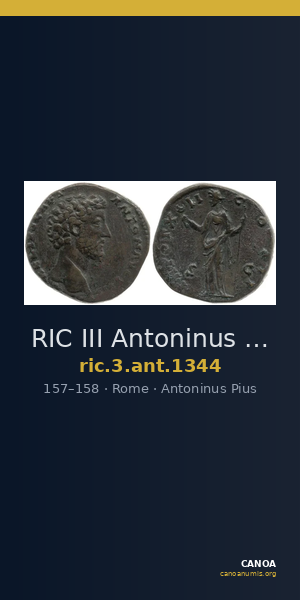 RIC III Antoninus Pius 1344 — CANOA