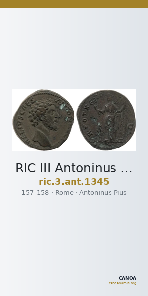 RIC III Antoninus Pius 1345 — CANOA