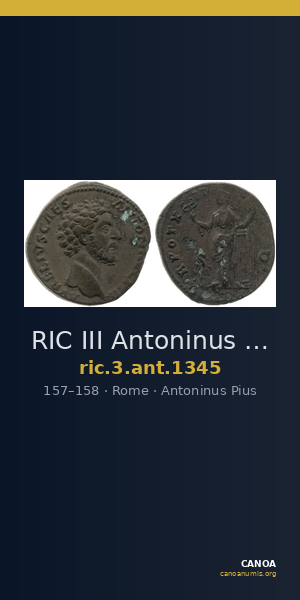 RIC III Antoninus Pius 1345 — CANOA