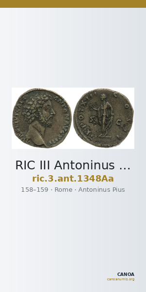 RIC III Antoninus Pius 1348Aa — CANOA