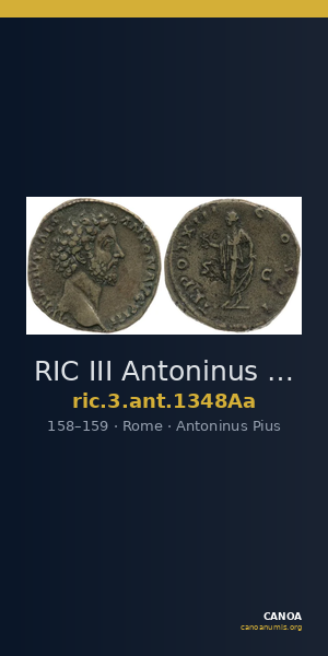 RIC III Antoninus Pius 1348Aa — CANOA