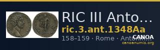 RIC III Antoninus Pius 1348Aa — CANOA