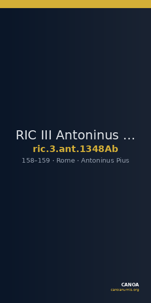 RIC III Antoninus Pius 1348Ab — CANOA