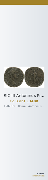 RIC III Antoninus Pius 1348B — CANOA