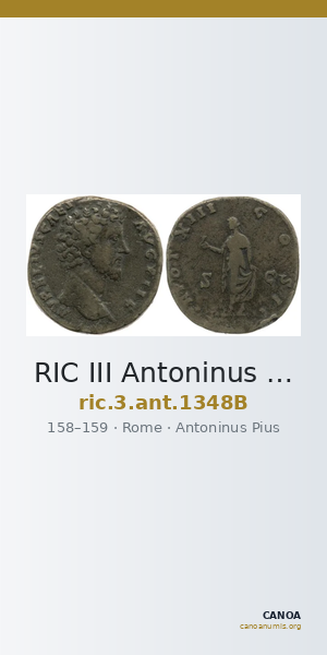 RIC III Antoninus Pius 1348B — CANOA