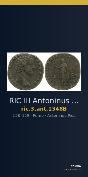 RIC III Antoninus Pius 1348B — CANOA