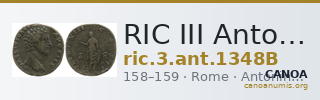 RIC III Antoninus Pius 1348B — CANOA