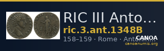 RIC III Antoninus Pius 1348B — CANOA