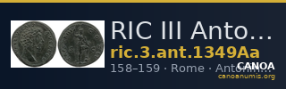 RIC III Antoninus Pius 1349Aa — CANOA