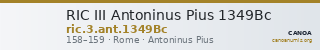 RIC III Antoninus Pius 1349Bc — CANOA