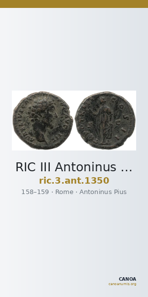 RIC III Antoninus Pius 1350 — CANOA