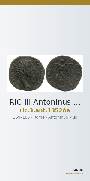 RIC III Antoninus Pius 1352Aa — CANOA