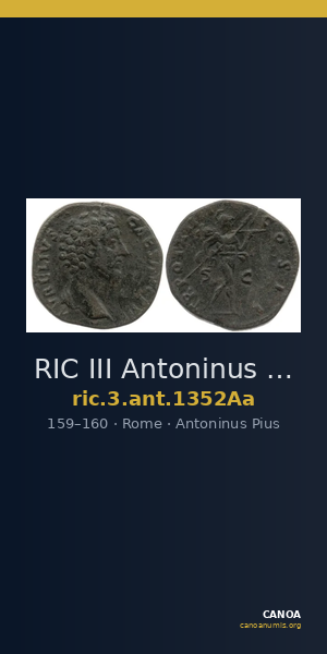 RIC III Antoninus Pius 1352Aa — CANOA