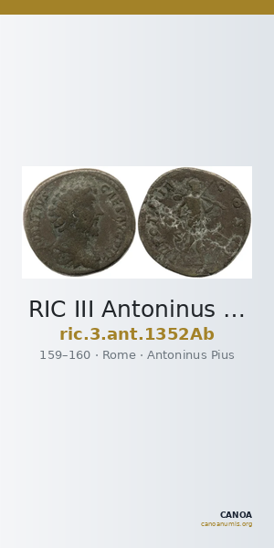 RIC III Antoninus Pius 1352Ab — CANOA