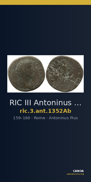 RIC III Antoninus Pius 1352Ab — CANOA