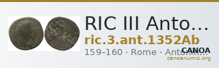 RIC III Antoninus Pius 1352Ab — CANOA