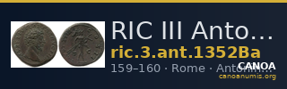 RIC III Antoninus Pius 1352Ba — CANOA