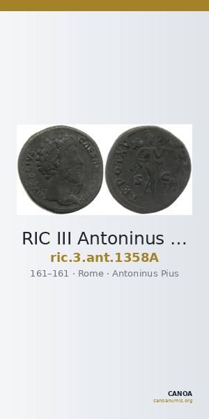 RIC III Antoninus Pius 1358A — CANOA