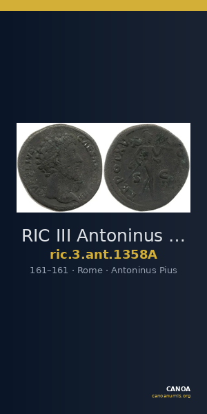 RIC III Antoninus Pius 1358A — CANOA