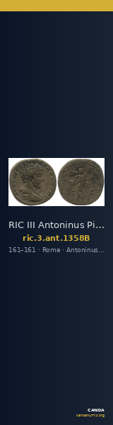 RIC III Antoninus Pius 1358B — CANOA