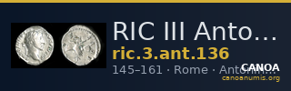 RIC III Antoninus Pius 136 — CANOA