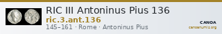 RIC III Antoninus Pius 136 — CANOA