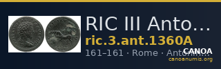 RIC III Antoninus Pius 1360A — CANOA